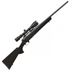 Legacy Sports International Howa GameKing Package Bolt Action Rifle .22-250 Rem 22″ Barrel 4 Rounds Hogue Synthetic Stock Nikko Stirling 3.5-10×44 LRX AO Scope Black HGK61207