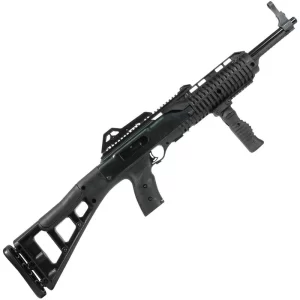 Hi-Point Carbine Semi Auto Rifle .45 ACP 17.5″ Barrel 9 Rounds Polymer Stock Black Finish With Forward Grip 4595TSFG Hi-Point Carbine Semi Auto Rifle .45 ACP 17.5″ Barrel 9 Rounds Polymer Stock Black Finish With Forward Grip 4595TSFG