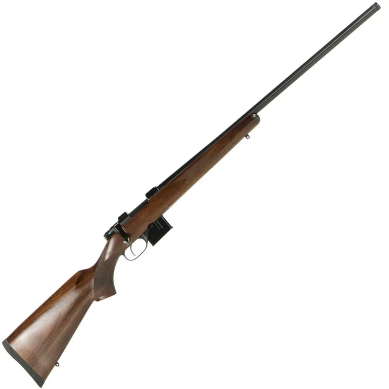 CZ USA CZ 527 Varmint Bolt Action Rifle 6.5 Grendel 25.60″ Heavy Barrel 5 Rounds American Style Turkish Walnut Stock Blued Finish