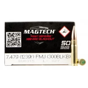 Magtech Tactical .300 Blackout 123gr FMJ 50 Rounds