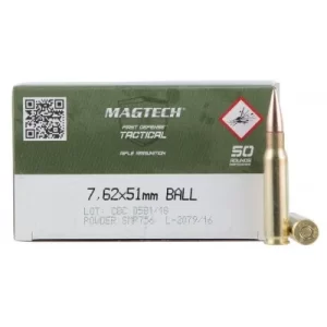 Magtech Tactical 7.62x51MM NATO 147gr FMJ 50-Rounds