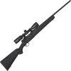 Mossberg Patriot Synthetic Combo .25-06 Rem Bolt Action Rifle 22″ Fluted Barrel 5 Rounds with Vortex Crossfire II 3-9x40mm Scope Black Synthetic Stock Matte Blued Finish