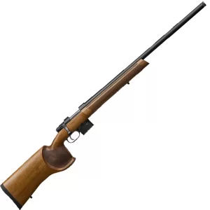CZ USA 527 Varmint MTR .223 Remington Bolt Action Rifle 25.6″ Barrel 5 Round Detachable Box Magazine No Sights Turkish Walnut Stock Blued Finish