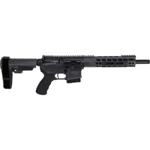 Alexander Arms P-50 Highlander .50 Beowulf AR-15 Semi Auto Pistol 12″ Barrel 7 Rounds Mil-Spec Trigger Manticore Freefloat Handguard Adjustable SB Tactical Pistol Brace Gray Finish