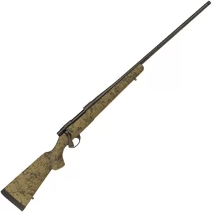Howa HS Precision .300 PRC Bolt Action Rifle 24″ Threaded Barrel 3 Rounds Green HS Precision Stock with Black Webbing Blued Finish