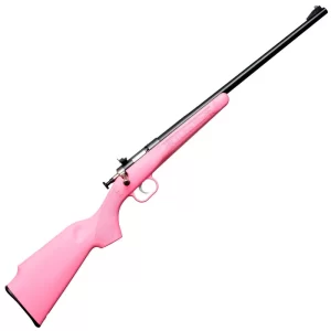 Keystone Arms Crickett Gen 2 Single Shot Bolt Action Rifle .22 LR 16.125″ Blued Barrel Iron Sights Synthetic Stock Pink Finish KSA2220