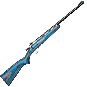 Keystone Arms Crickett Gen 2 Single Shot Bolt Action Rifle .22 LR 16.125″ Blued Barrel Iron Sights Laminate Wood Stock Blue Finish KSA2222