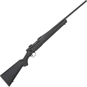 Mossberg Patriot Synthetic 7mm Rem Mag Bolt Action Rifle 24″ Threaded Barrel 3 Rounds Synthetic Stock Matte Blued Finish