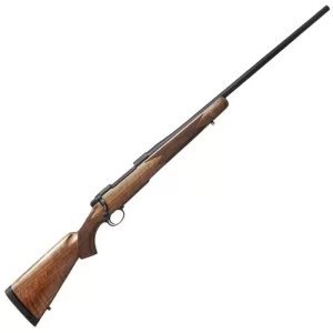 Nosler M48 Heritage Bolt Action Rifle .30 Nosler 26″ Barrel 3 Rounds Fancy Walnut Stock Black Cerakote Finish 37548