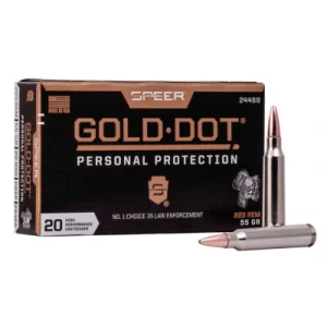 Speer Gold Dot .223 Remington 55gr 20 Rounds