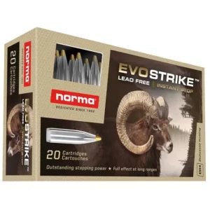 New! Norma EVOSTRIKE 6.5mm Creedmoor 93gr Brass Cased Centerfire Rifle Ammunition 500 RDS