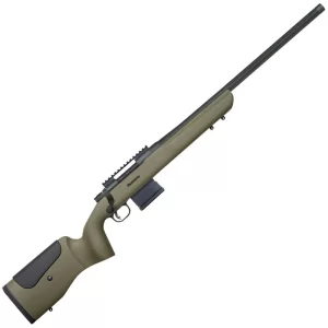 Mossberg MVP LR Long Range Bolt Action Rifle 6.5 Creedmoor 22″ Barrel 10 Round Detachable Box Magazine Picatinny Rail Polymer Synthetic Stock OD Green