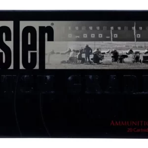Nosler Match Grade .308 Winchester 175 grain Hollow Point Boat Tail (HPBT) Brass Centerfire Rifle Ammunition 500 RDS