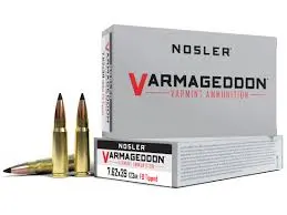 Nosler Varmageddon Ammunition 7.62x39mm 123 Grain Polymer Tip Flat Base 500 rounds