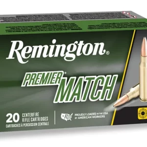 Remington Premier Match 6.5mm Grendel 120 Grain Match Burner Open Tip Match Boat-Tail Centerfire Rifle Ammunition 500 rds