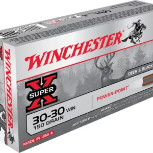 Winchester SUPER-X RIFLE .30-30 Winchester 150 grain Power-Point Brass Cased Centerfire Rifle Ammunition X30306 Caliber: 500 RDS