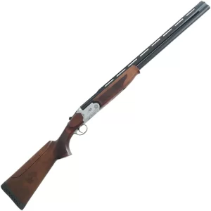 RIA Imports Over Under Competition 12 Gauge O/U Break Action Shotgun 28″ Vent Rib Double Barrel 2 Rounds 3″ Chambers Walnut Stock Silver/Blued Finish