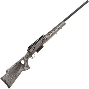 Savage 220 Thumbhole 20 Gauge Bolt Action Shotgun 22″ Rifled Barrel 2 Rounds Optics Rail Gray Wood-Laminate Thumbhole Stock Black Finish