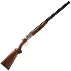 Savage Stevens Model 555 Enhanced Over/Under Shotgun .410 Bore 26″ Barrels 2 Rounds Silver Receiver Imperial Walnut Stock