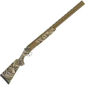 TriStar Hunter Mag II 12 Ga Over/Under Shotgun 28″ Barrels 3.5″ Chamber 5 Choke Tubes Bronze/Mossy Oak Blades Camo Finish