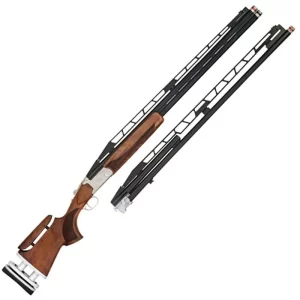 TriStar Trap TT-15 CTA Break Action Shotgun 12 Gauge 32″ O/U Double Barrel and 34″ Unsingle Barrel 2.75″ Chambers FO Sight Adjustable Walnut Stock Blued