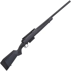 Savage 220 Slug 20 Gauge Bolt Action Shotgun 22″ Rifled Barrel 2 Rounds Optics Rail Black Synthetic Stock Black Finish