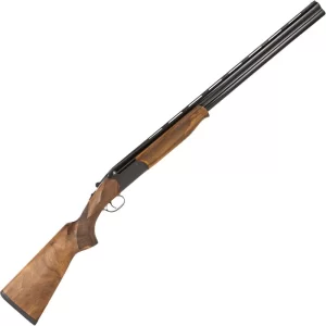 RIA Imports Over Under Standard 12 Gauge O/U Break Action Shotgun 28″ Vent Rib Barrels 3″ Chambers 2 Rounds 3″ Chambers Walnut Stock Black Finish