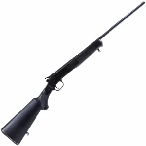 Rossi Single Shot Youth Break Action Shotgun .410 Bore 3″ Chamber 22″ Barrel 1 Round Capacity Spurred Hammer Brass Bead Sight Youth Stock Matte Black