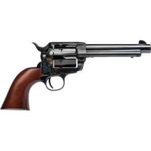 Cimarron Model “P” Single Action Revolver .45 Long Colt 4.75″ Barrel 6 Rounds Walnut Grips Blue Cased Finish MP512C00