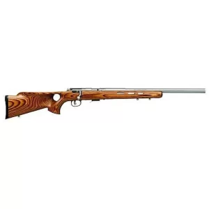 Savage 93R17BTVS Bolt Action Rifle .17 HMR 21″ Barrel 5 Rounds Laminate Thumbhole Stock Stainless Finish 96200
