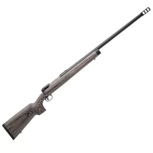 Savage 112 Magnum Target Single Shot Bolt Action Rifle .338 Lapua Mag 26″ Barrel 1 Round Grey Laminate Stock Matte Black 22448