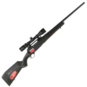Savage 110 Apex Hunter XP Bolt Action Rifle .204 Ruger 20″ Barrel 4 Rounds DBM Vortex Crossfire II 3-9×40 Riflescope AccuTrigger Synthetic Stock Matte Black Finish