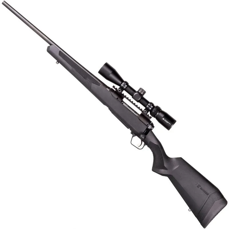 Savage 110 Apex Storm XP Left Handed Bolt Action Rifle .270 Winchester 22″ Barrel 4 Rounds with 3-9×40 Scope Synthetic Stock Black