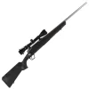 Savage Axis XP Bolt Action Rifle .270 Winchester 22″ SS Barrel 4 Rounds Detachable Box Magazine Weaver 3-9×40 Riflescope Synthetic Stock Stainless Natural Matte Finish