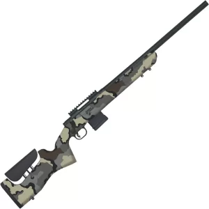 Mossberg MVP LR – Thunder Ranch 5.56 NATO Bolt Action Rifle 20″ Threaded Barrel 10 Rounds Picatinny Rail KUIU Vias Camo Wood Stock Blued Finish
