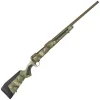 Savage Arms 110 High Country 7mm-08 Rem Bolt Action Rifle 22″ Barrel 4 Rounds Synthetic Adjustable AccuFit AccuStock TrueTimber Strata Camo/Coyote Brown Finish