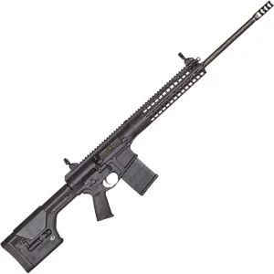 LWRC REPR MK II Elite 6.5 Creedmoor AR Style Semi Auto Rifle 22″ Carbon Fiber Barrel 20 Rounds Side Charging Handle Flip-Up Sights Magpul PRS Stock Black Finish
