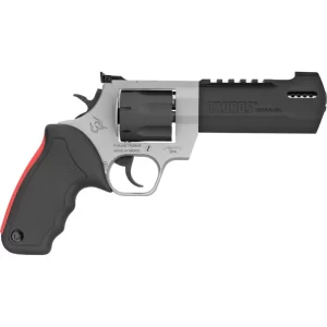 Taurus Raging Hunter .357 Mag DA/SA Revolver 5.125″ Ported Barrel 7 Rounds Adjustable Rear Sight Picatinny Top Rail Rubber Grip Two Tone Stainless/Black