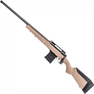 Savage 110 Tactical Desert Left Handed 6.5 Creedmoor Bolt Action Rifle 24″ Heavy Threaded Barrel 10 Rounds FDE Synthetic Adjustable AccuFit AccuStock Black Finish