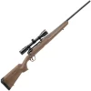 Savage Arms Axis II XP 6.5 Creedmoor Win Bolt Action Rifle 22″ Barrel 4 Rounds with 3-9×40 Scope FDE Synthetic Stock Matte Black Finish