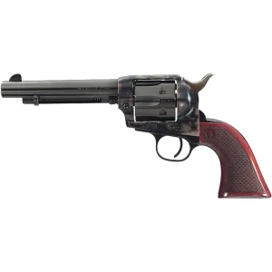 Taylor’s & Co The Smoke Wagon .357 Mag Single Action Revolver 5.5″ Barrel 6 Rounds Walnut Grip Case Hardened/Blued Finish