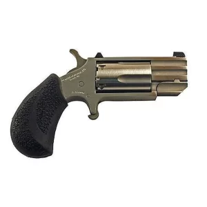 North American Arms PUG Revolver .22WMR 1″ Barrel 5 Round Rubber Grip Stainless