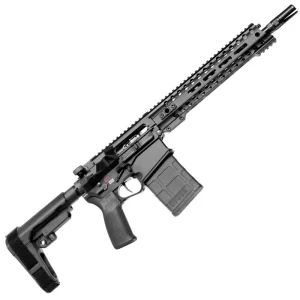 POF USA Revolution DI .308 Winchester Semi Auto Pistol 12.5″ Barrel 20 Rounds Direct Gas Impingement System 11.5″ M-LOK Free Float Rail Matte Black Finish