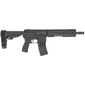 Radical Firearms 5.56 NATO AR-15 Semi Auto Pistol 10.5″ Barrel 30 Rounds 9″ Free Float M-LOK MHR Handguard SB-Tactical Pistol Brace Black