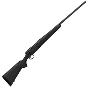 When you want a rifle that will shoot exceptional groups right out of the box, then you need the Remington Model 700 SPS Varmint. The heavy contour barrel is perfectly matched to its high velocity caliber. Plus, the ergonomically designed black synthetic stock has a vented beavertail fore-end for enhanced grip, reduced weight and better heat dissipation. Other standard features include a hinged floorplate magazine, sling swivel studs, and a drilled and tapped receiver.  Specification and Features: Remington model 700 SPS Varmint bolt-action rifle 204 Ruger 26″ heavy contour barrel 12″ twist 5 Round hinged floorplate magazine 2 position safety Black synthetic stock Vented Beavertail forend Non reflective matte blue barrel and receiver 46.5″ overall length 13.375″ length of pull 1.125″ drop at comb 1.375″ drop at heel Drilled and tapped Sling swivel studs 8.5 lbs.