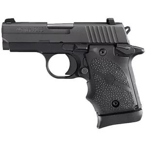 SIG Sauer P938 Semi Auto Pistol 9mm Luger 3″ Barrel 7 Rounds SIGLite Sights SAO System Ambi Safety Black Rubber Grips Alloy Frame/Stainless Steel Slide Matte Black Finish