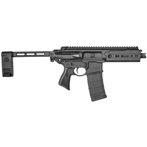 SIG Sauer MCX Rattler 5.56 NATO Semi Auto Pistol 5.5″ Barrel 30 Rounds SIG Enhanced Trigger Free Float M-LOK Hand Guard Pistol Stabilizing Brace Stealth Black Finish