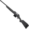 Savage 110 Tactical Left Handed 6.5 Creedmoor Bolt Action Rifle 24″ Heavy Threaded Barrel 10 Rounds Gray Synthetic Adjustable AccuFit AccuStock Black Finish