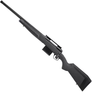 Savage 110 Tactical Left Handed .308 Win Bolt Action Rifle 24″ Heavy Threaded Barrel 10 Rounds Gray Synthetic Adjustable AccuFit AccuStock Black Finish