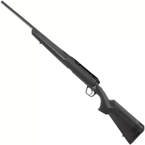 Savage Axis II Left Hand Bolt Action Rifle .223 Remington 22″ Sporter Profile Barrel 4 Rounds Detachable Box Magazine AccuTrigger Synthetic Stock Matte Black Finish